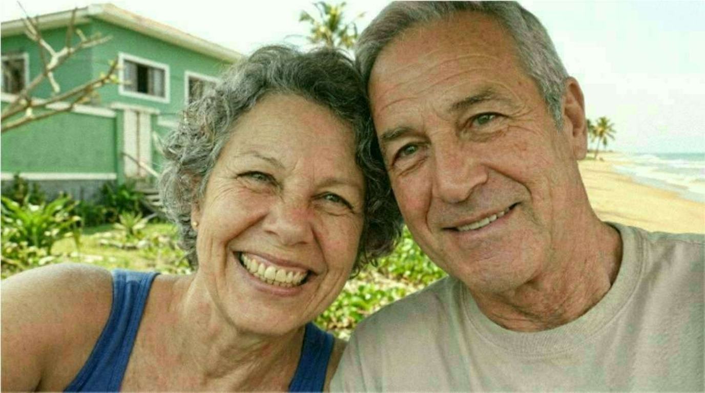 Happy couple sharing breakfast - husband noticed the difference